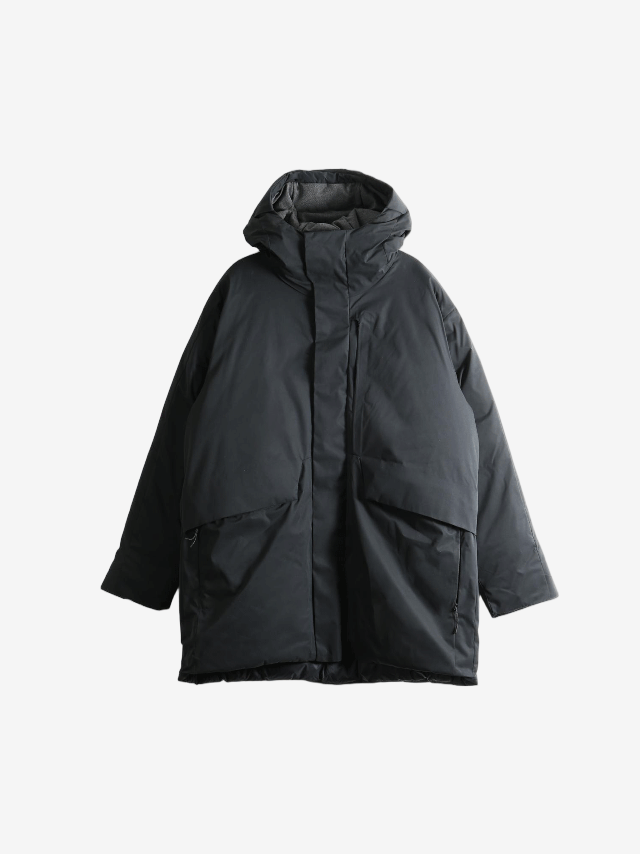 Black jacket, front view
