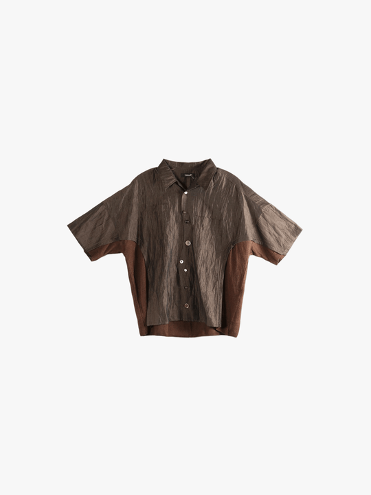 Brown shirt, front view