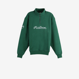 Green hoodie, front view