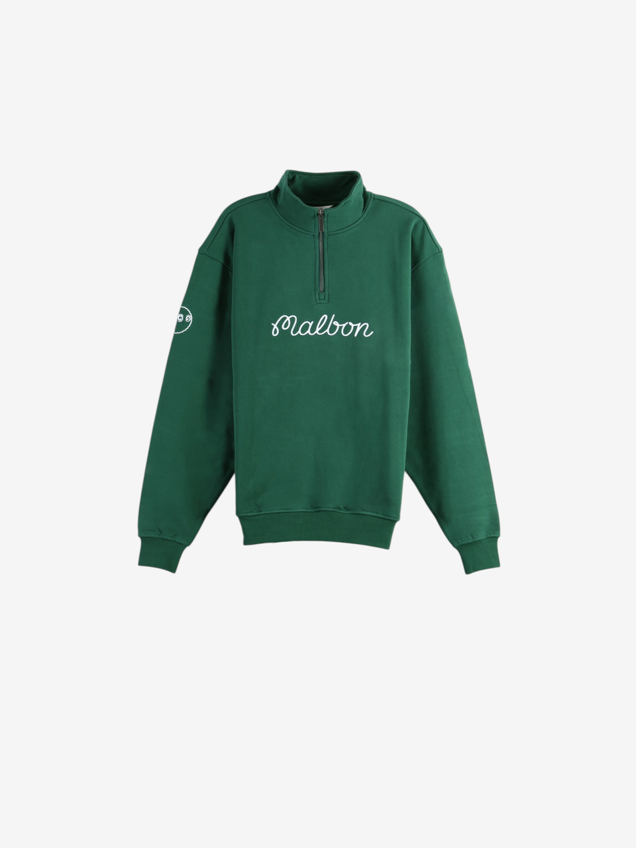 Green hoodie, front view