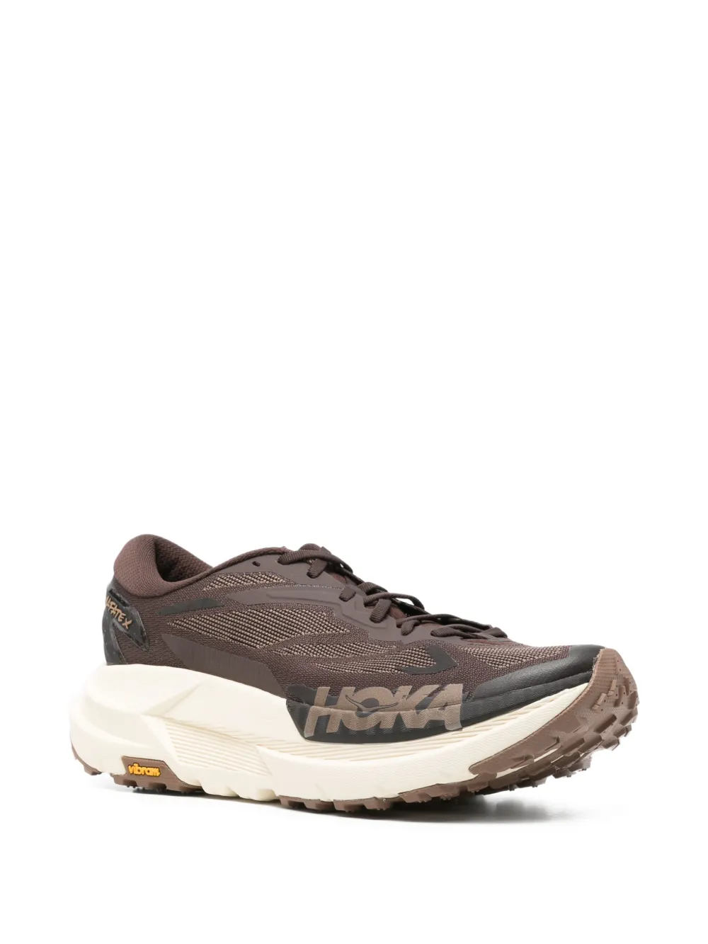 Brown shoes, front view