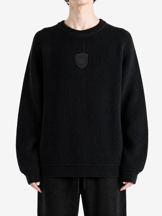 Black hoodie, full body view