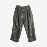 ZIGGY CHEN - Men Jacquard Front Pleat Trousers