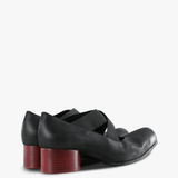 Black shoes, side view