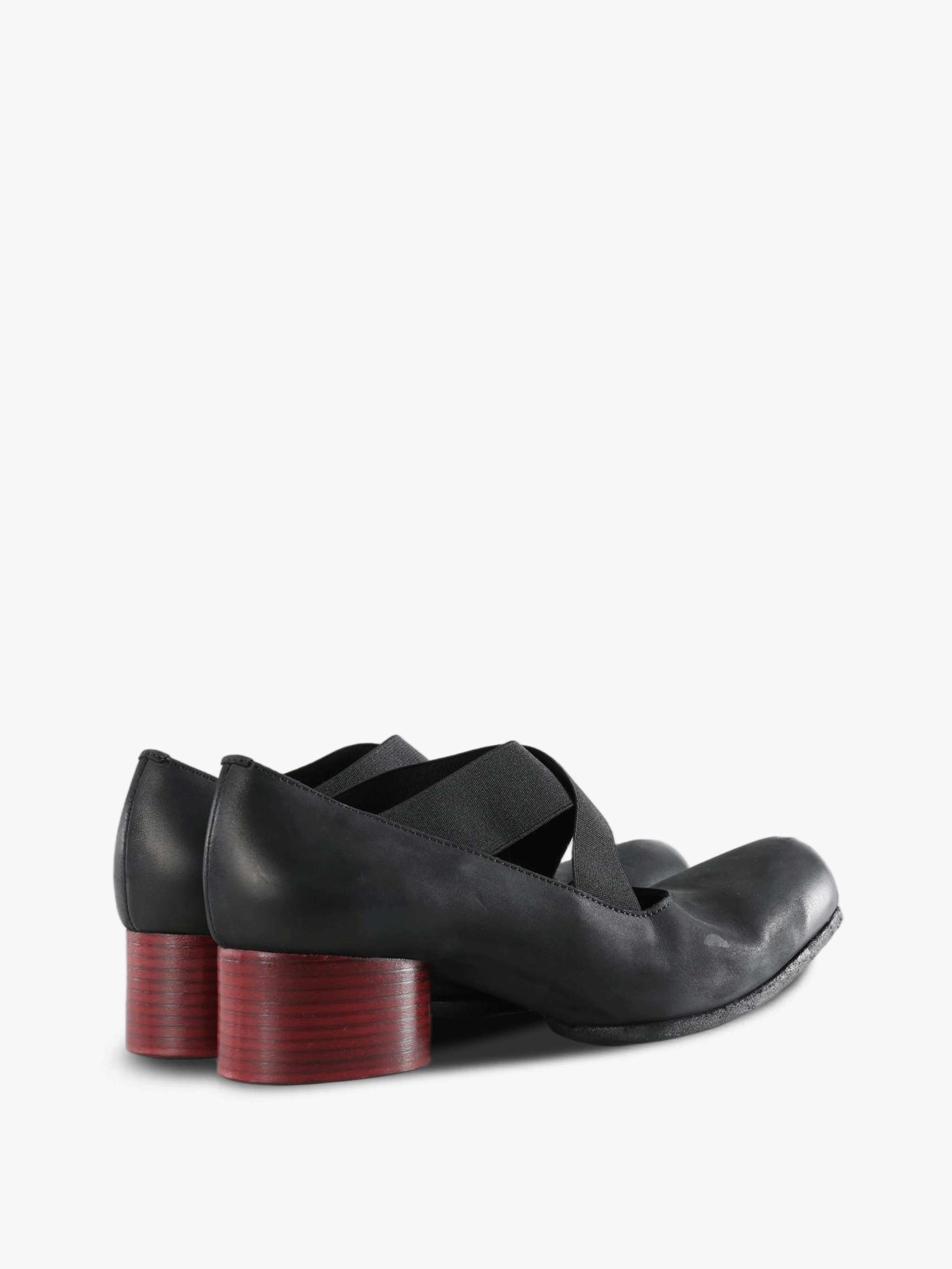 Black shoes, side view
