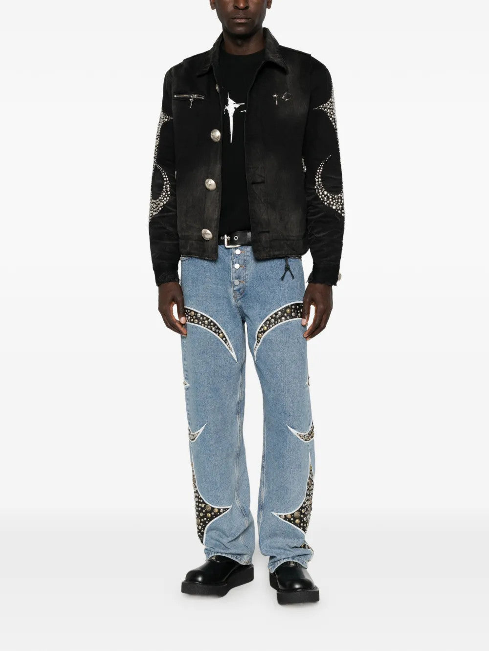 Black jacket, full body view