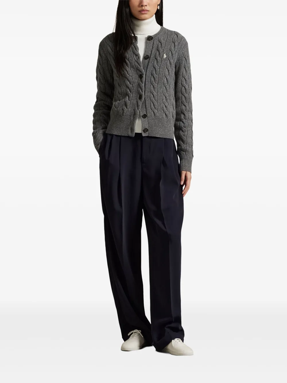 Grey kintwear, full body view