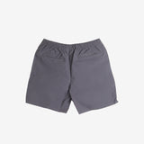 Grey short, back view