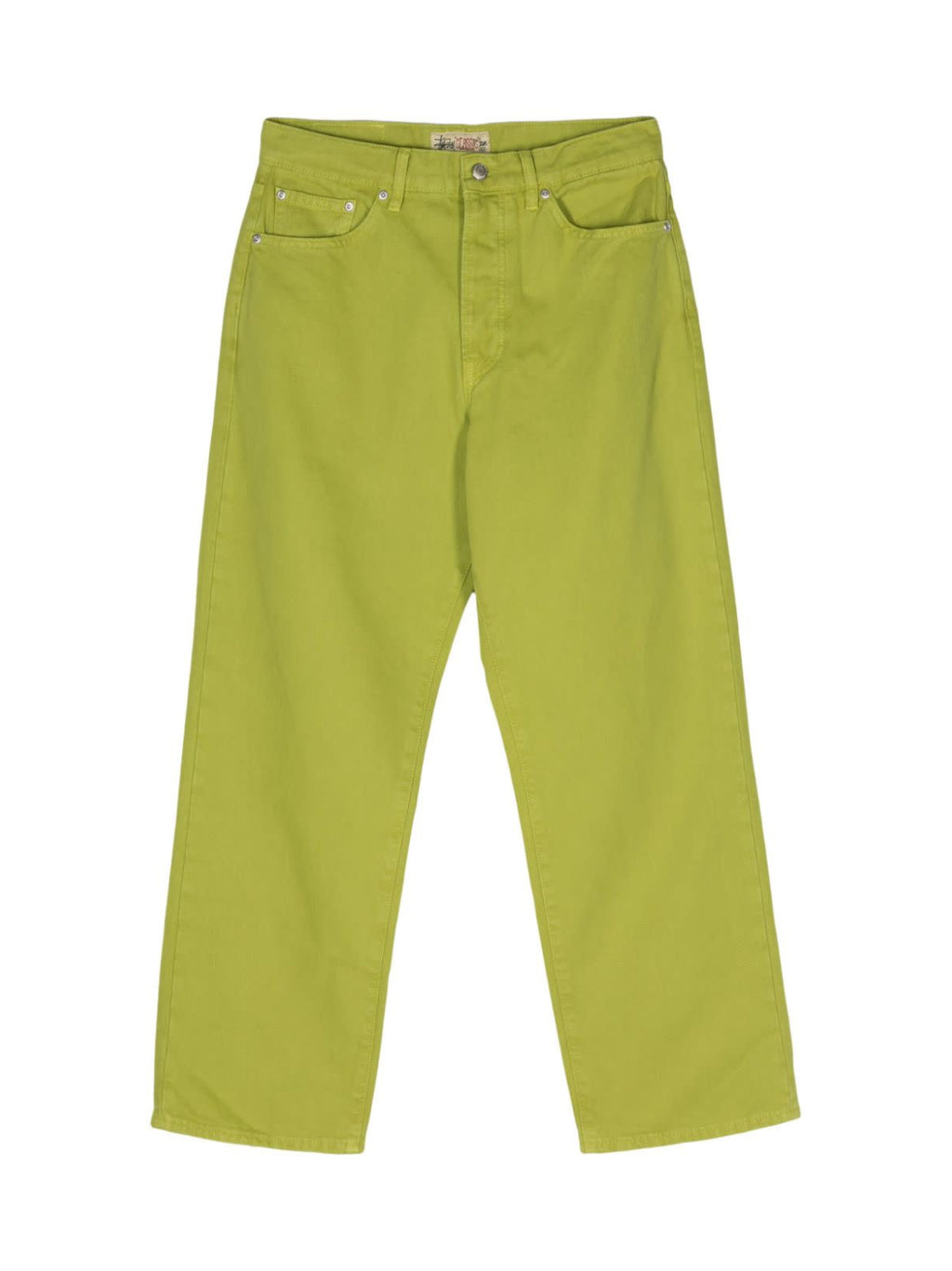 green pants, front view