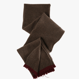 Brown scarf, front view