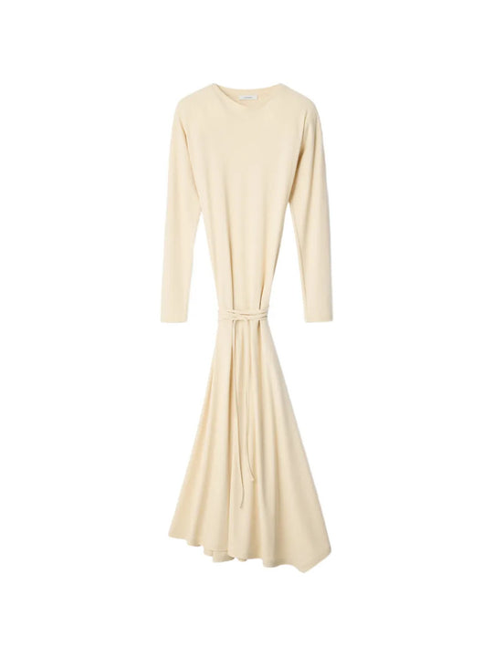 Tan dress, front view