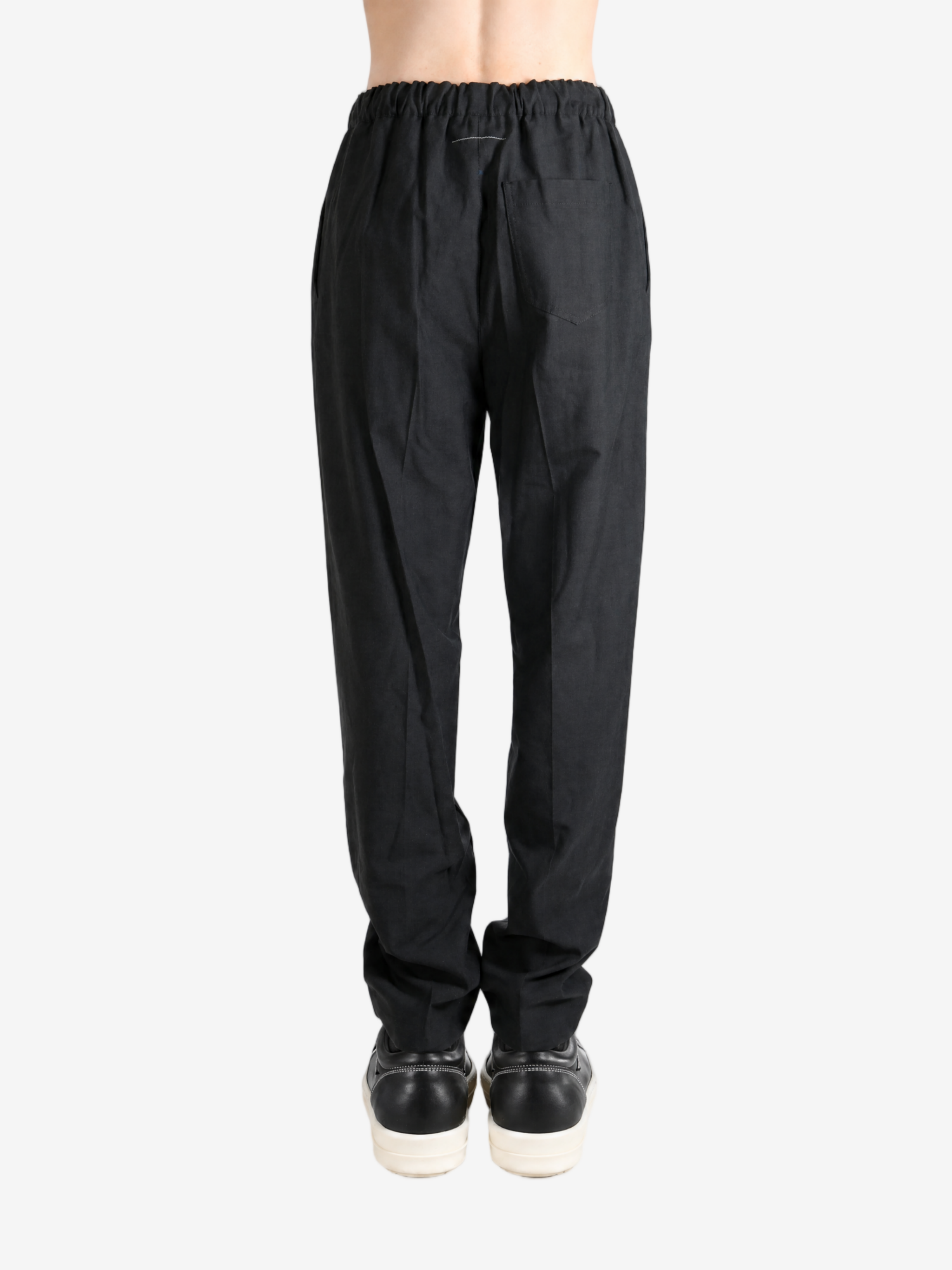 Black pants, full body view