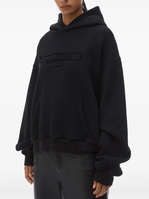 ALEXANDER WANG - Unisex Distressed Logo Hoodie