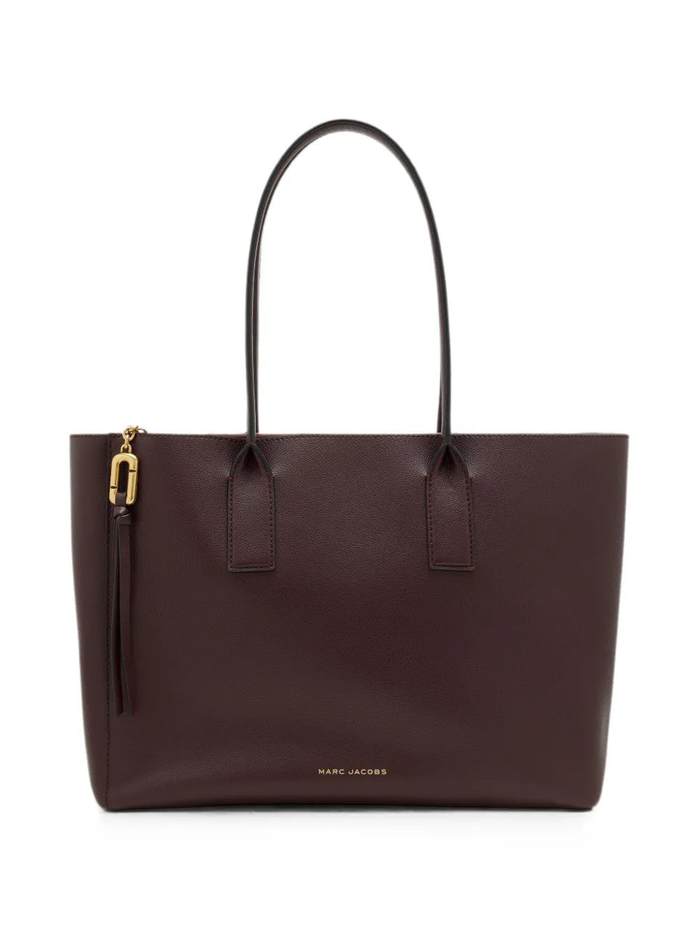 Burgundy bag, front view