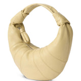 Tan bag, front view