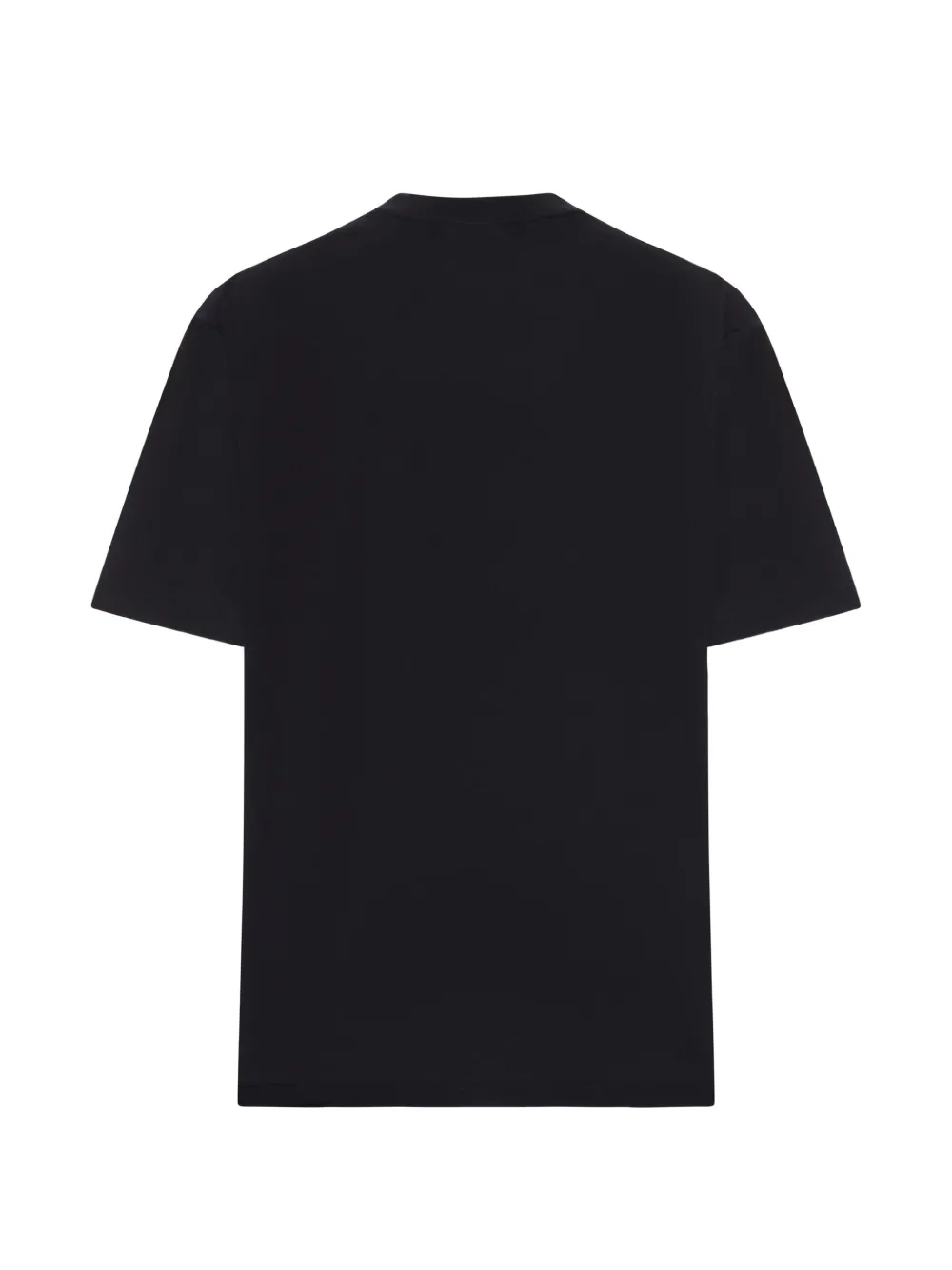 Black T-shirt, back view