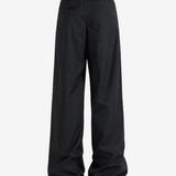 ANN DEMEULEMEESTER - Women Viola Double Sidebands Flared Leg Loose Trousers