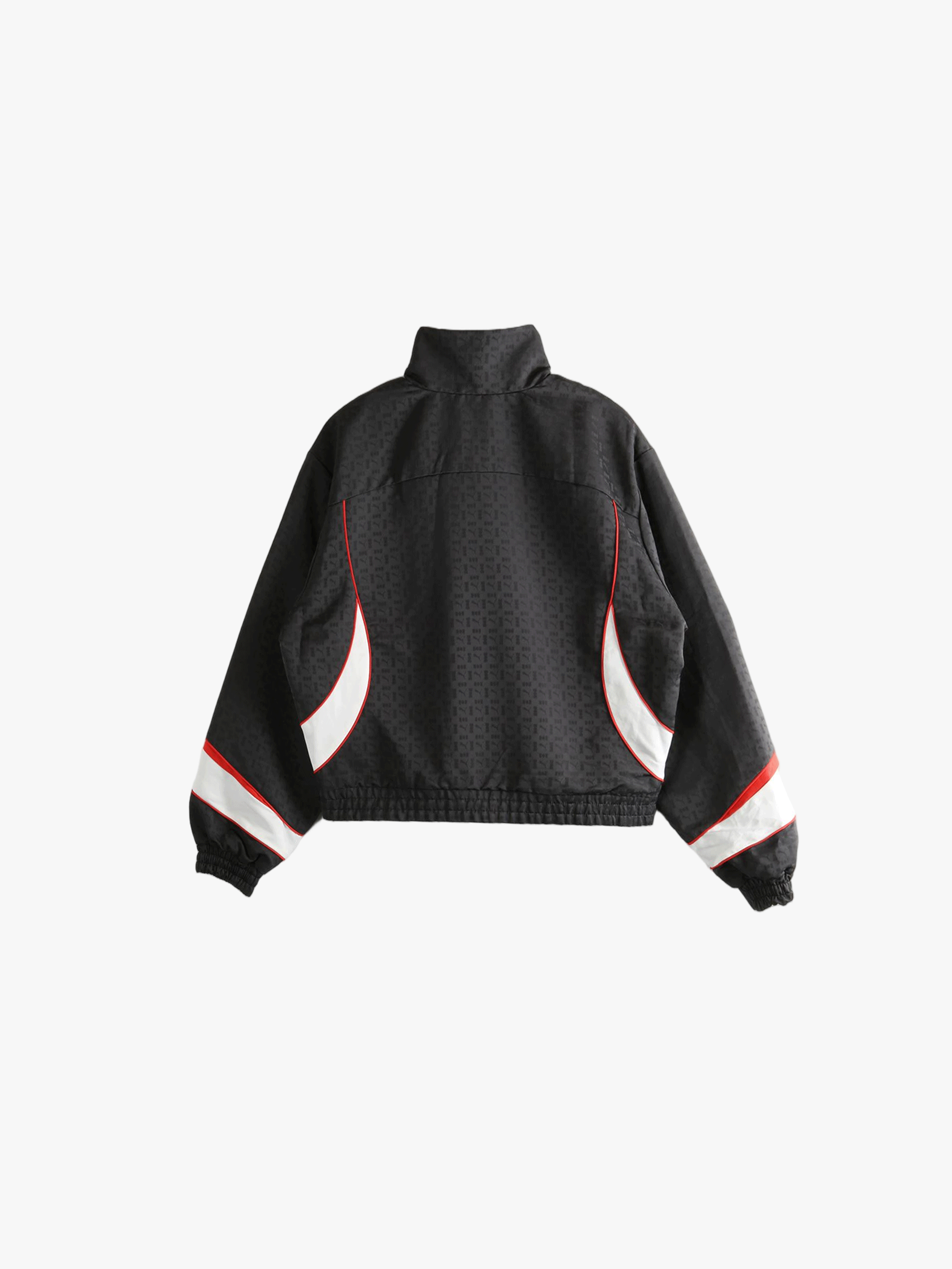 Black jacket, back view