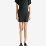 Black dress, full body view