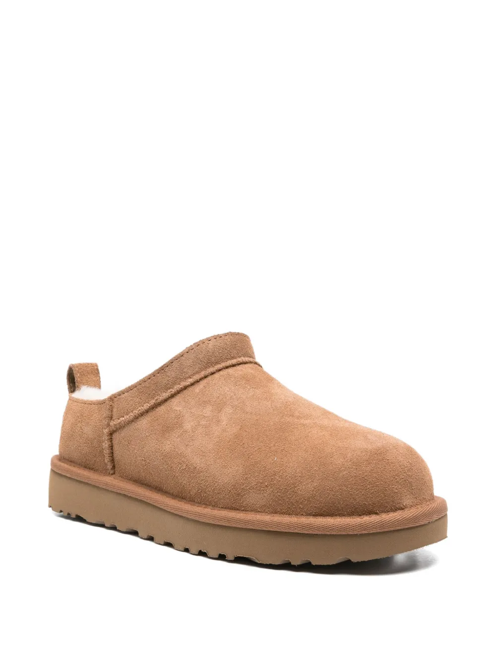 Brown boots, side view