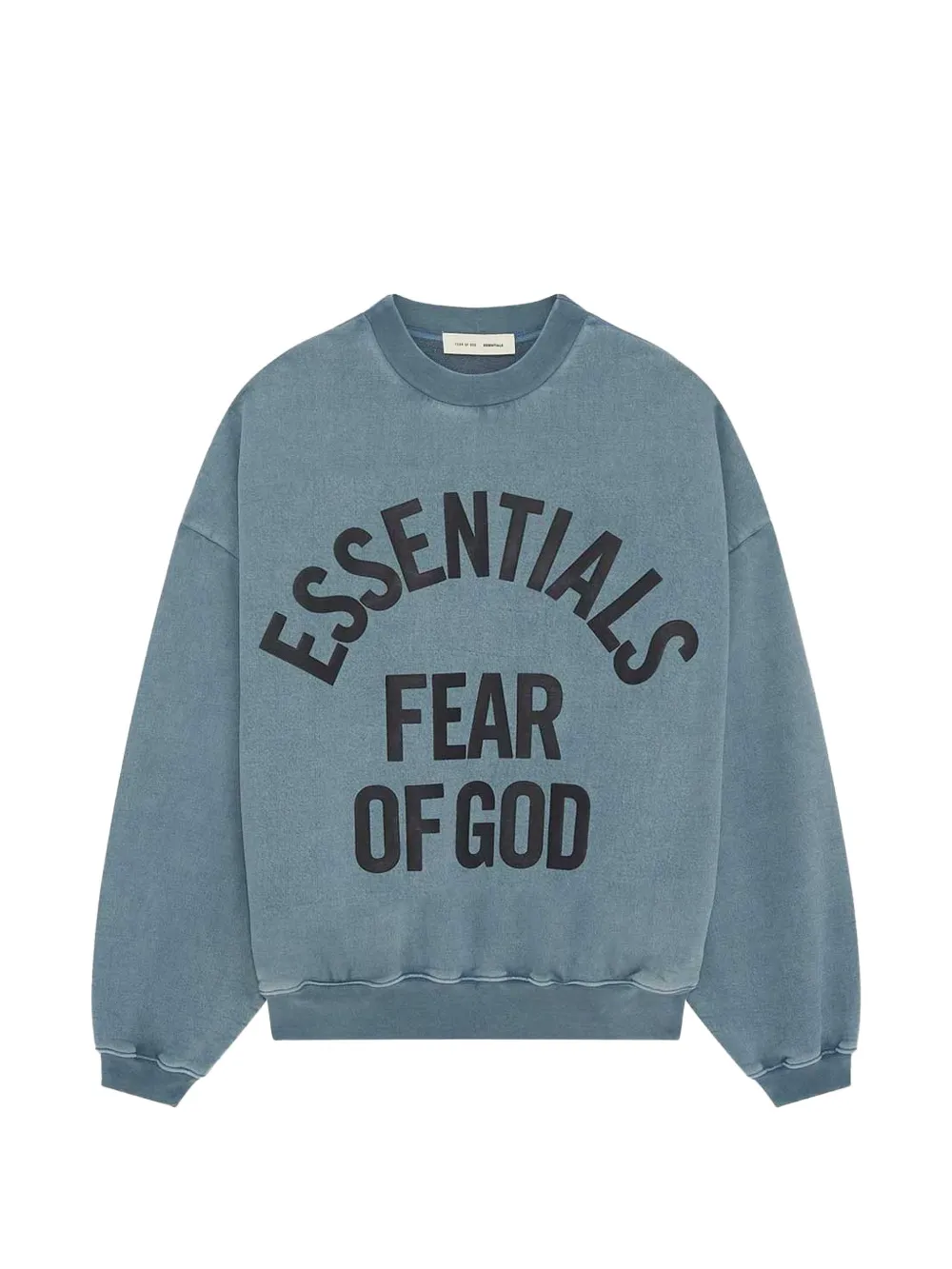 Blue sweatshirt,front view
