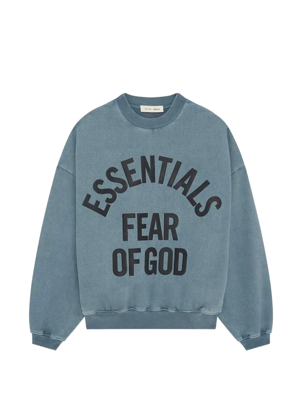 Blue sweatshirt,front view