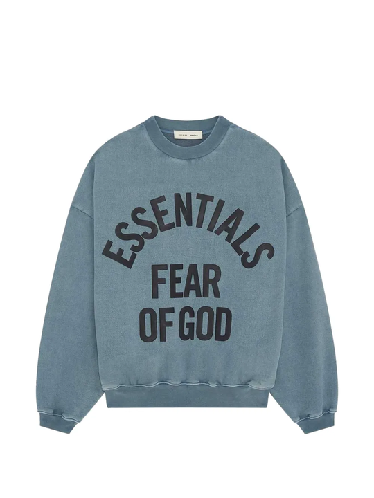 Blue sweatshirt,front view