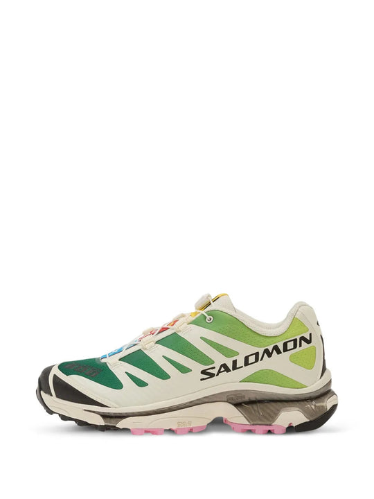 Green shoes, side view