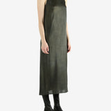 Grey dress, full body view