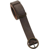Brown accessories, front view