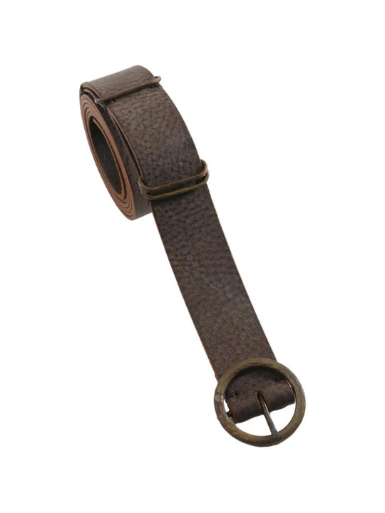 Brown accessories, front view