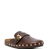 Brown sandal,side view
