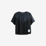 Black t-shirt, front view
