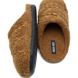 Brown slipper,front view