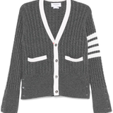 Grey knitwear, front view