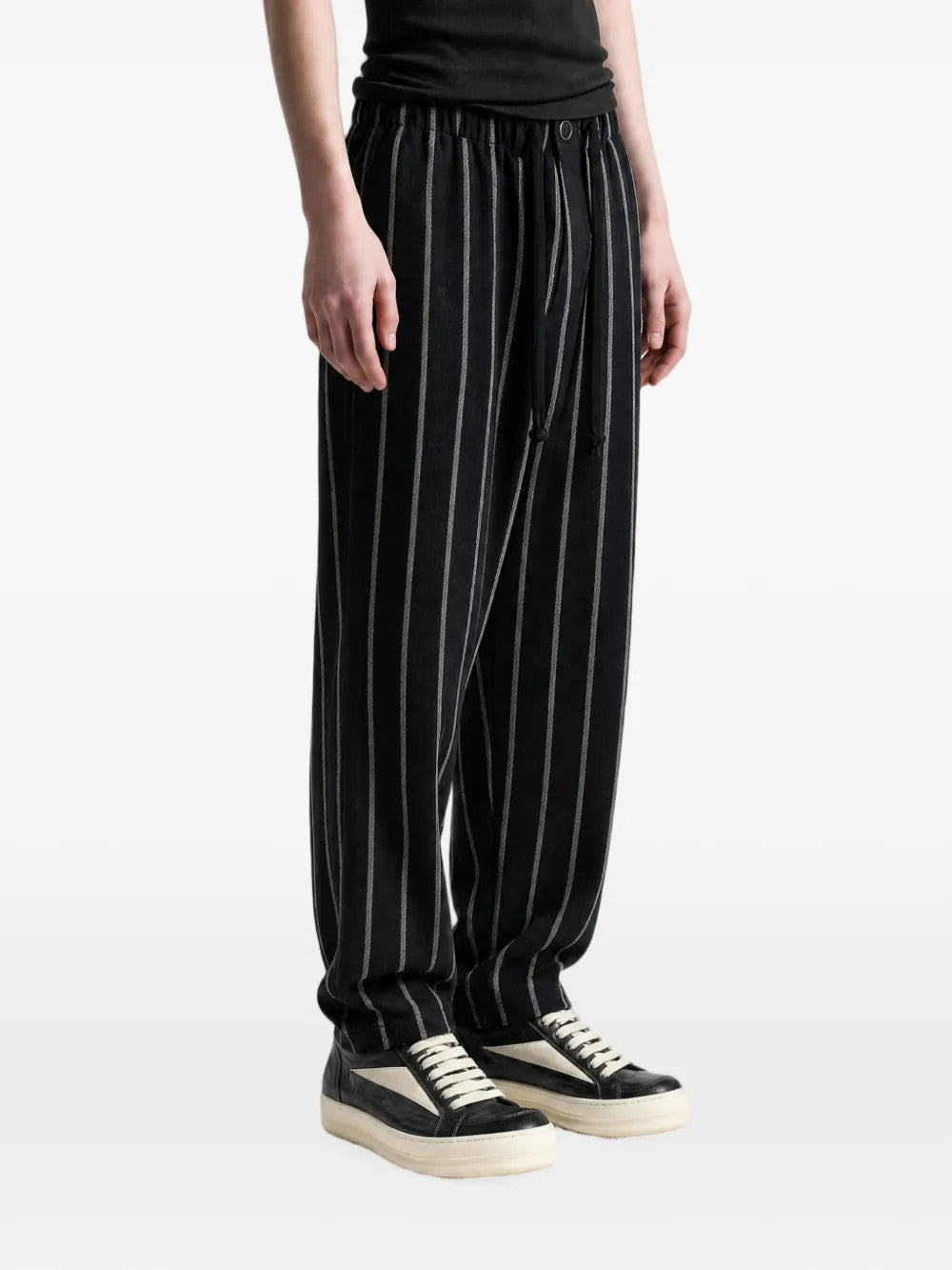 Black pants, full body view