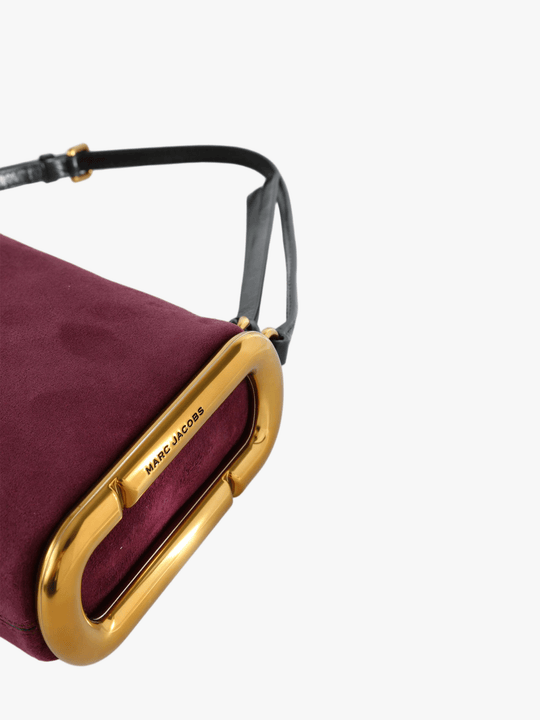 Burgundy bag, front view