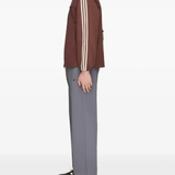 Red jacket, full body view