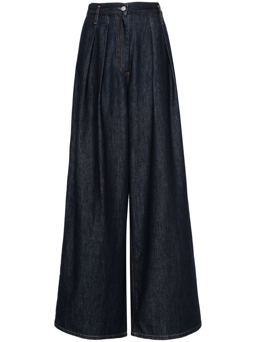 DRIES VAN NOTEN - Women Pleated Wide-Leg Pants – Atelier New York