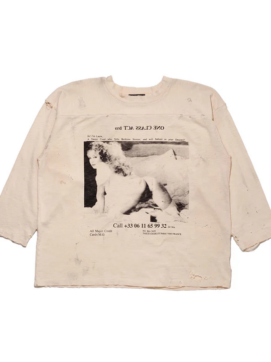 Tan shirt, front view