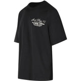 Black t-shirt, front view