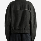 Black jacket, front view