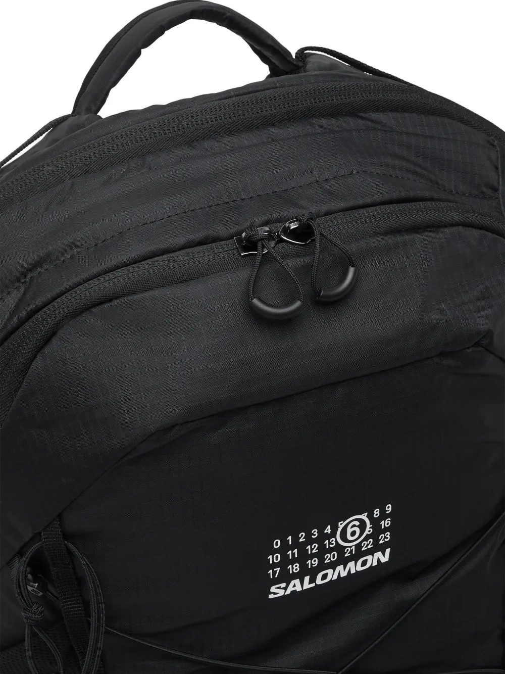 Close up of Black bag, showing detail