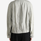 Grey jacket, full body view