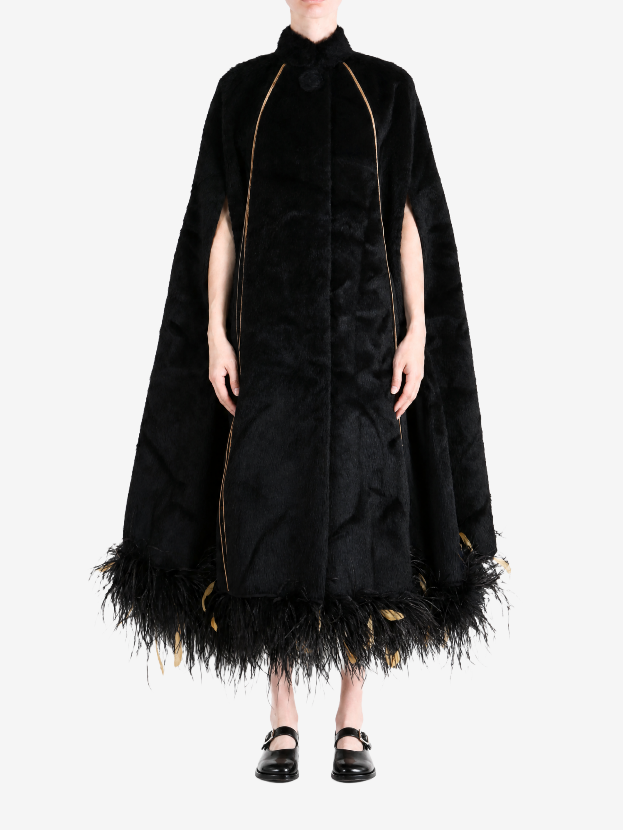 Black jacket, full body view