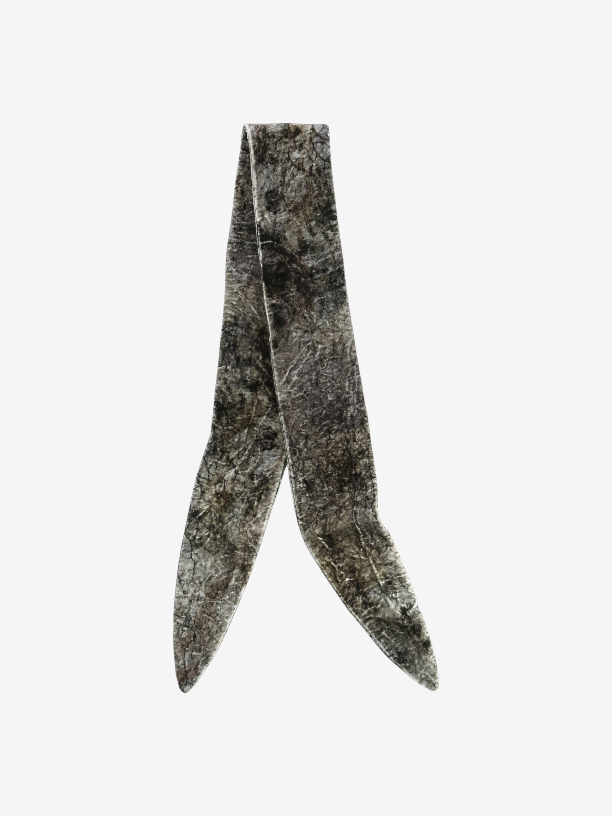 Grey scarf, front view