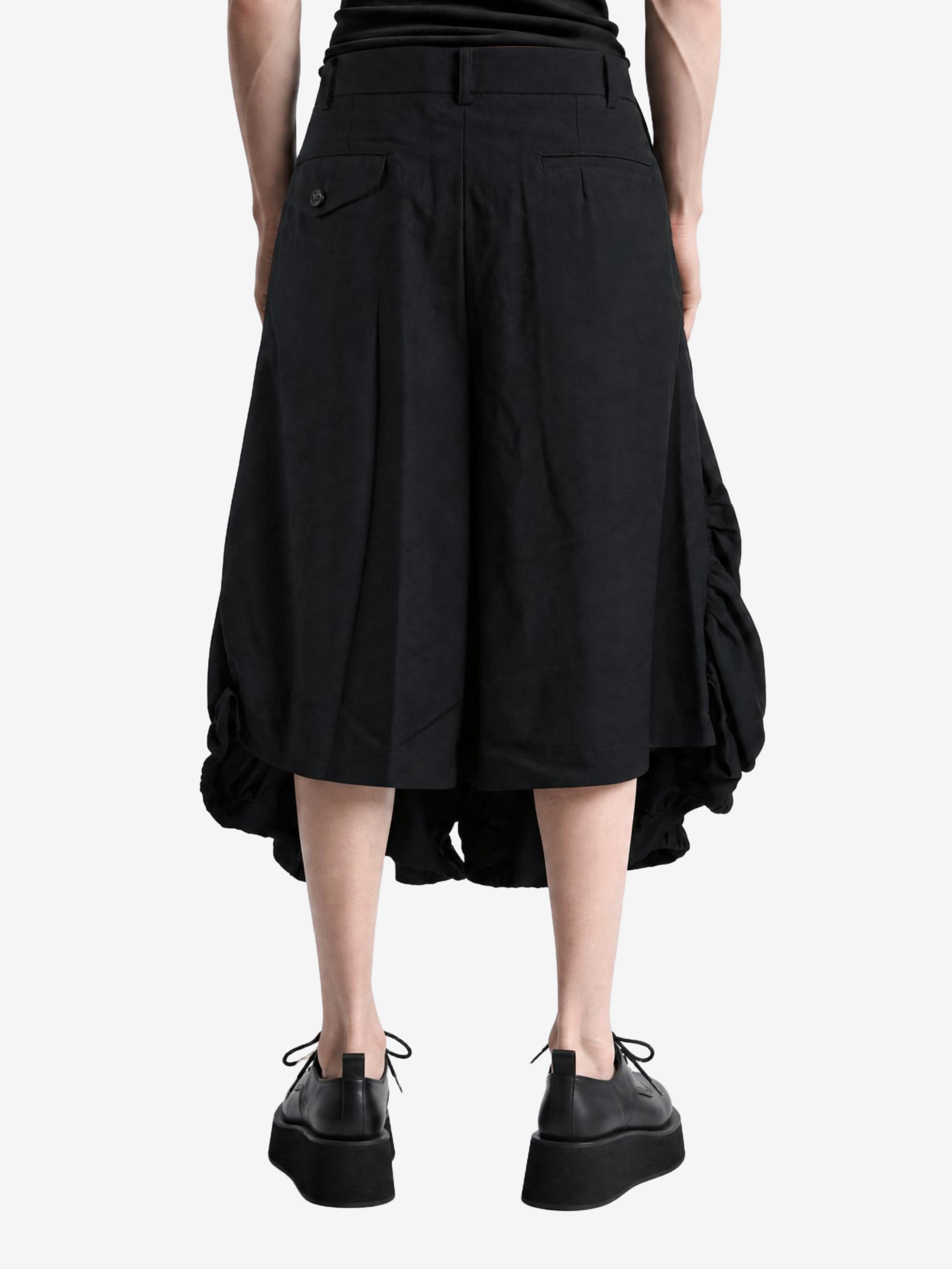 Black pants, full body view