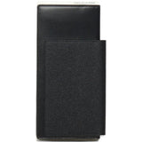 Black accessories, front view