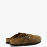 Brown sandals, front view
