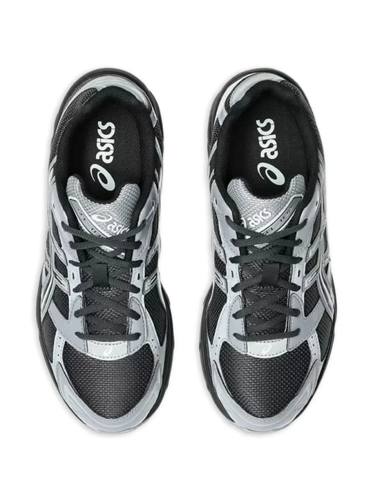 Grey sneakers, top view